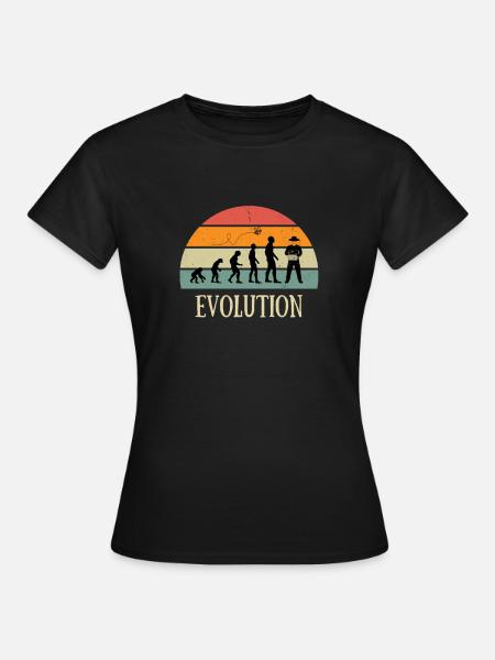 evolution vintage apiculteur humour abeille homme - T-shirt Femme - noir