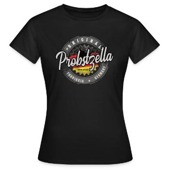 Original Germany Thüringen Probstzella - Frauen T-Shirt - Schwarz - Vorne - AI Model Female 172 dark (172cm)