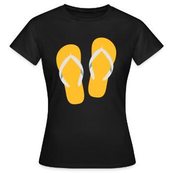 tong - T-shirt Femme - noir - Devant - AI Model Female 172 dark (172cm)