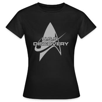 Star Trek Discovery Delta l'Emblème - T-shirt Femme - noir - Devant - AI Model Female 172 dark (172cm)