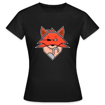 FNAF Foxy Fox - Personnage de jeu - T-shirt Femme - noir - Devant - AI Model Female 172 dark (172cm)