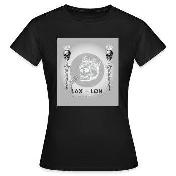 Traveller Skull in Silver - Women's T-Shirt - black - Front - AI Model Female 172 dark (172cm)