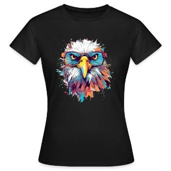 Basilikum der Adler - Frauen T-Shirt - Schwarz - Vorne - AI Model Female 172 dark (172cm)