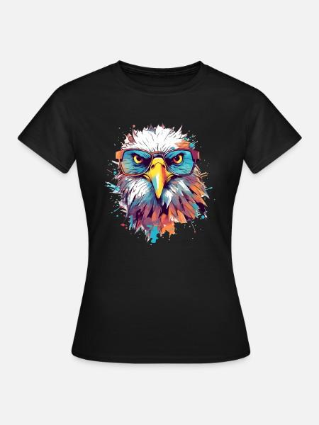 Basilikum der Adler - Frauen T-Shirt - Schwarz