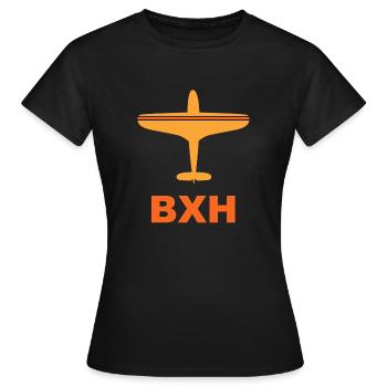 Flughafen Birminghasm - BXH - Great Britain - Frauen T-Shirt - Schwarz - Vorne - AI Model Female 172 dark (172cm)