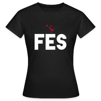 Fès Shisha Wasserpfeife Hookah - Frauen T-Shirt - Schwarz - Vorne - AI Model Female 172 dark (172cm)