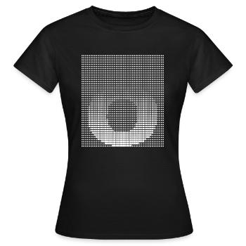 Letter O, name, the letter O - Women's T-Shirt - black - Front - AI Model Female 172 dark (172cm)