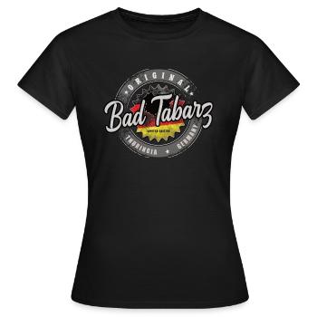 Allemagne d’origine Thuringe Bad Tabarz - T-shirt Femme - noir - Devant - AI Model Female 172 dark (172cm)