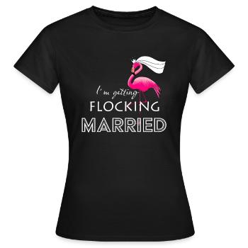 Soirée entre filles - T-shirt Femme - noir - Devant - AI Model Female 172 dark (172cm)