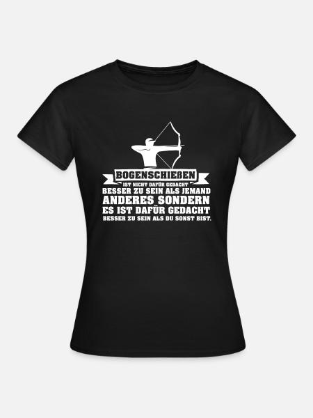Le tir à l'arc est un archer de cadeaux différent - T-shirt Femme - noir