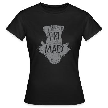Mad - Women's T-Shirt - black - Front - AI Model Female 172 dark (172cm)