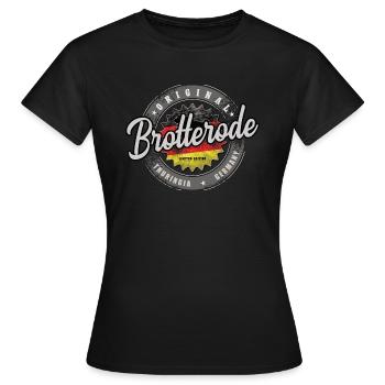 Original Germany Thüringen Brotterode - Frauen T-Shirt - Schwarz - Vorne - AI Model Female 172 dark (172cm)
