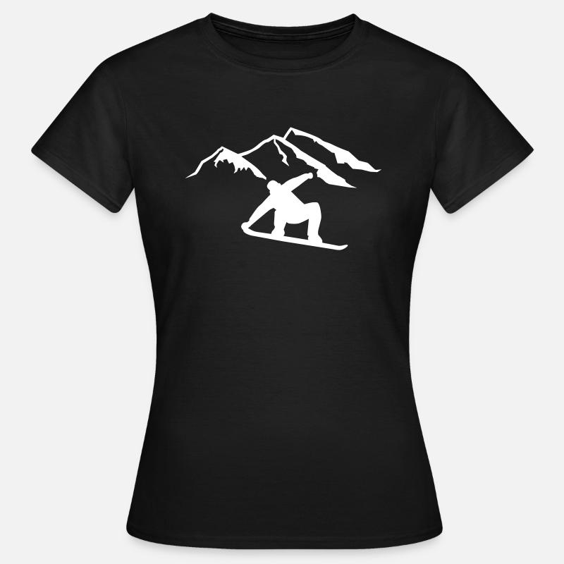 Snowboard - Women's T-Shirt - black