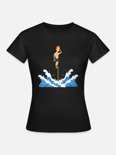 l'épreuve des poteaux - T-shirt Femme - noir