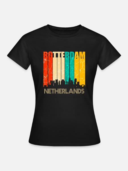 Rotterdam - Frauen T-Shirt - Schwarz