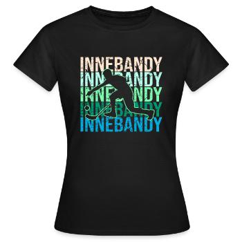 Inside bandy - Women's T-Shirt - black - Front - AI Model Female 172 dark (172cm)