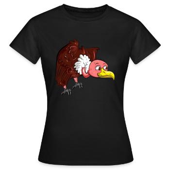 Vulture - Women's T-Shirt - black - Front - AI Model Female 172 dark (172cm)