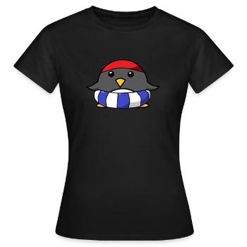 Bonnet de natation Penguin Natation Sport Natation - T-shirt Femme - noir - Devant - AI Model Female 172 dark (172cm)