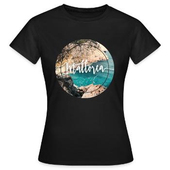 Mallorca - T-shirt Femme - noir - Devant - AI Model Female 172 dark (172cm)