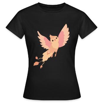Phoenix - Women's T-Shirt - black - Front - AI Model Female 172 dark (172cm)
