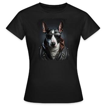 cool Bull Terrier - T-shirt Femme - noir - Devant - AI Model Female 172 dark (172cm)