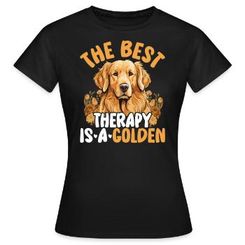 Amour des chiens - T-shirt Femme - noir - Devant - AI Model Female 172 dark (172cm)