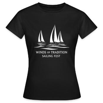 Segel Fest - Frauen T-Shirt - Schwarz - Vorne - AI Model Female 172 dark (172cm)