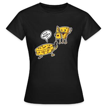 Jeu de mots de photographie drôle - T-shirt Femme - noir - Devant - AI Model Female 172 dark (172cm)