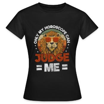 Signe du zodiaque Signes du zodiaque Étoiles d’août - T-shirt Femme - noir - Devant - AI Model Female 172 dark (172cm)