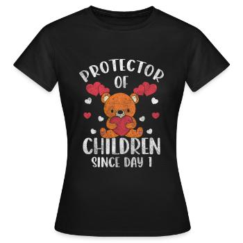 Kuscheltier Kinder Niedlich - Frauen T-Shirt - Schwarz - Vorne - AI Model Female 172 dark (172cm)