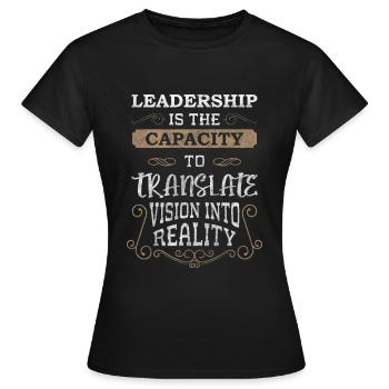 büro karriere angestellte - Frauen T-Shirt - Schwarz - Vorne - AI Model Female 172 dark (172cm)