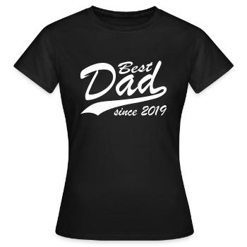 Meilleur papa - T-shirt Femme - noir - Devant - AI Model Female 172 dark (172cm)