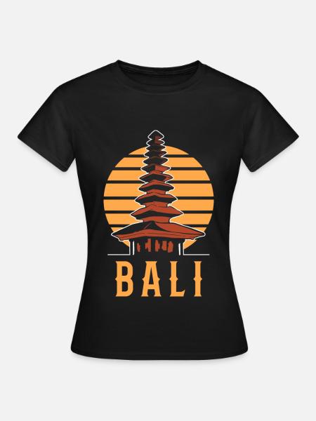 Bali Indonésie - T-shirt Femme - noir