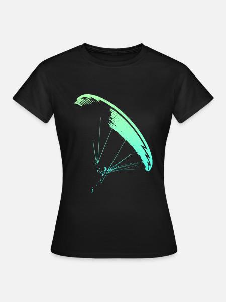 Gleitschirmflieger Nova CP - Frauen T-Shirt - Schwarz