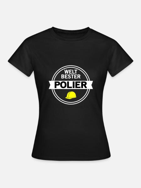 Weltbester Polier Bauleiter - Frauen T-Shirt - Schwarz