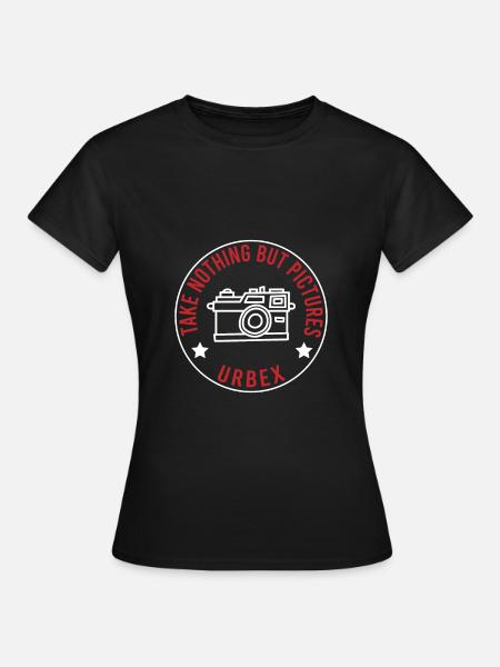 Urban exploration Urbexing Lost Places - Frauen T-Shirt - Schwarz