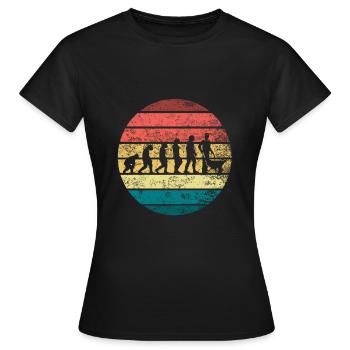 Client Evolution - Women's T-Shirt - black - Front - AI Model Female 172 dark (172cm)