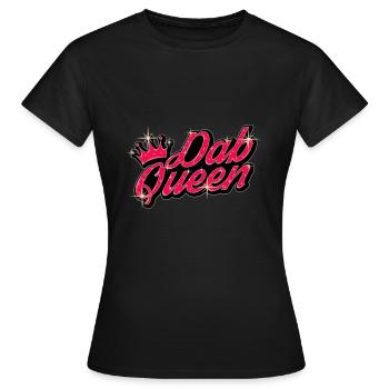 Dab Queen - Frauen T-Shirt - Schwarz - Vorne - AI Model Female 172 dark (172cm)