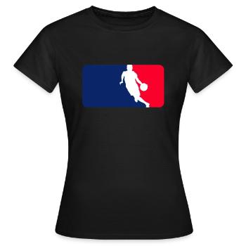 Basketball League - Frauen T-Shirt - Schwarz - Vorne - AI Model Female 172 dark (172cm)
