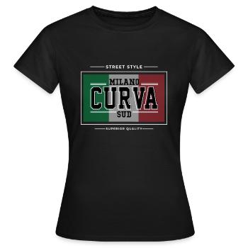 Milano - Women's T-Shirt - black - Front - AI Model Female 172 dark (172cm)