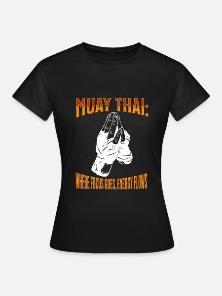 Muay Thai Boxing Muay Thai - Frauen T-Shirt - Schwarz