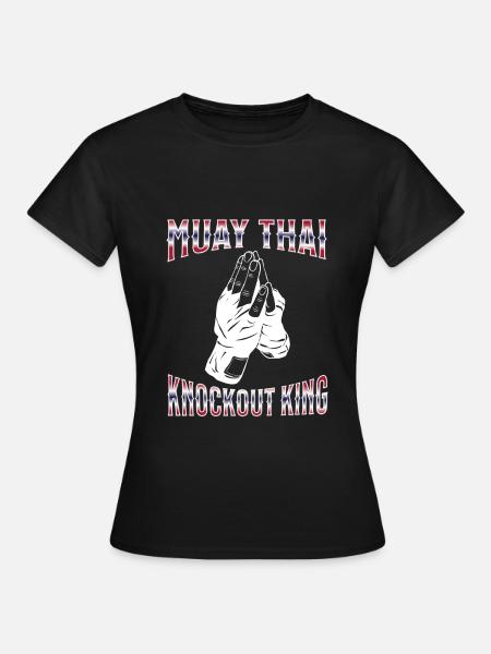 Muay Thai Boxing Muay Thai - Frauen T-Shirt - Schwarz