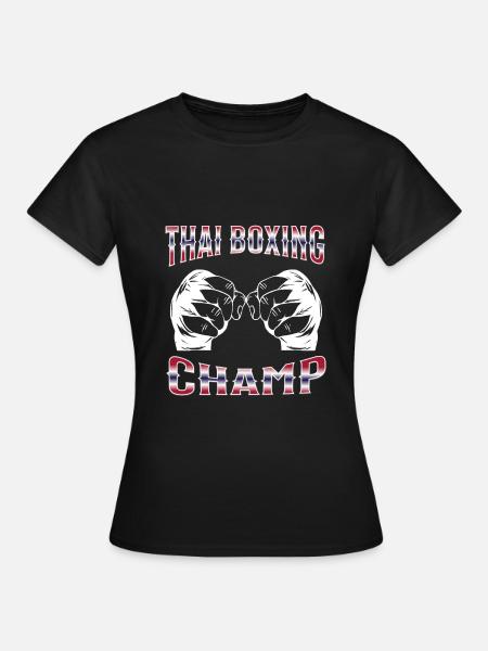 Muay Thai Boxing Muay Thai - Frauen T-Shirt - Schwarz