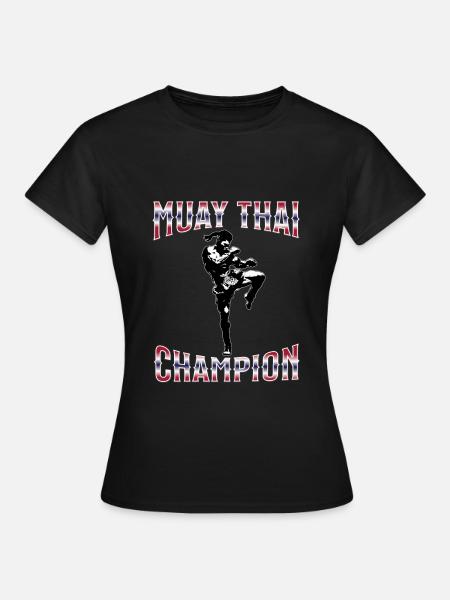 Muay Thai Boxing Muay Thai - Frauen T-Shirt - Schwarz