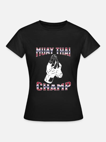Muay Thai Boxing Muay Thai - Frauen T-Shirt - Schwarz