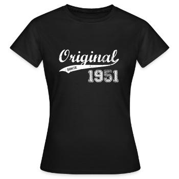 1951 - Frauen T-Shirt - Schwarz - Vorne - AI Model Female 172 dark (172cm)