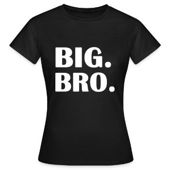 Big bro - Women's T-Shirt - black - Front - AI Model Female 172 dark (172cm)