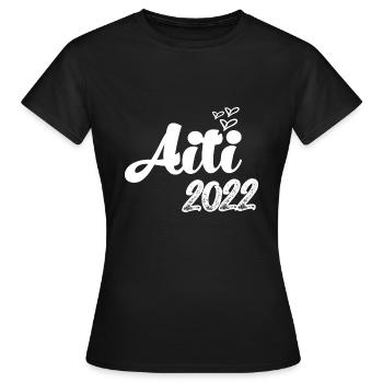 Mama 2022 finnische Mama 2022 Finnland Baby Geburt - Frauen T-Shirt - Schwarz - Vorne - AI Model Female 172 dark (172cm)
