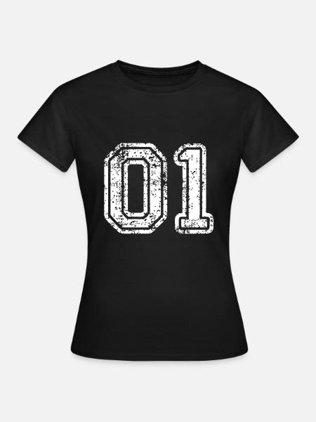 01 - Frauen T-Shirt - Schwarz