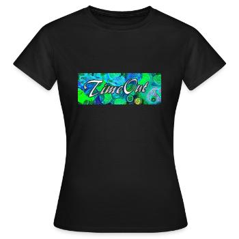 Time out- Auszeit - Frauen T-Shirt - Schwarz - Vorne - AI Model Female 172 dark (172cm)